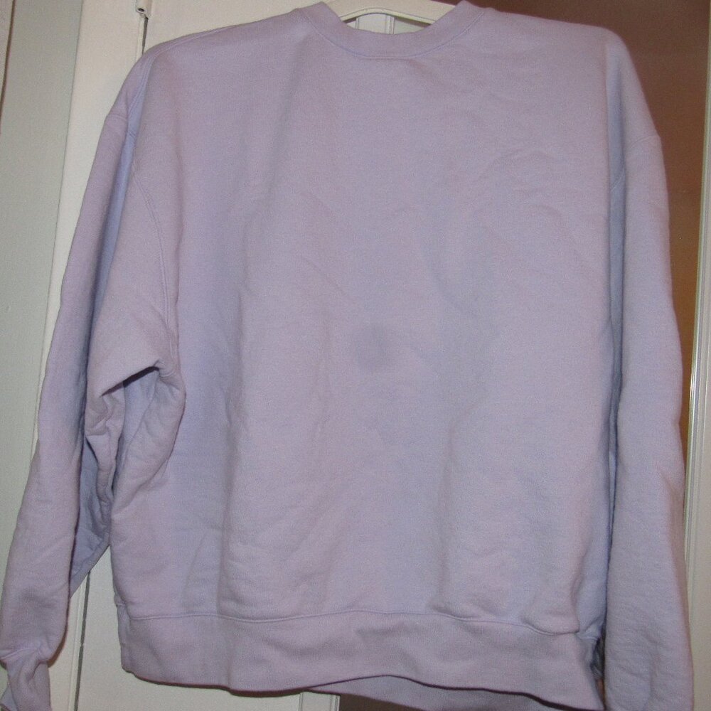Hanes Lavender Crew Neck Sweatshirt Size L